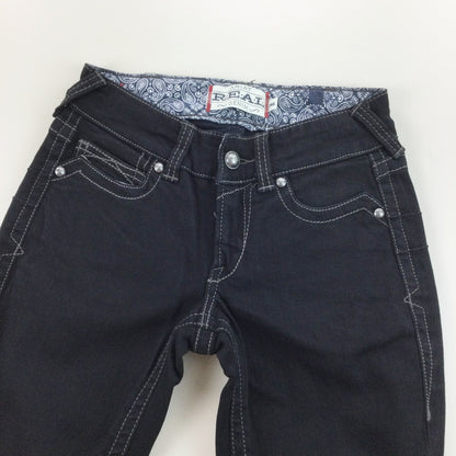 Ariat Real Deadstock 10011684 Denim Jeans - 26L-ARIAT REAL-olesstore-vintage-secondhand-shop-austria-österreich