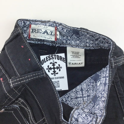 Ariat Real Deadstock 10011684 Denim Jeans - 26L-ARIAT REAL-olesstore-vintage-secondhand-shop-austria-österreich
