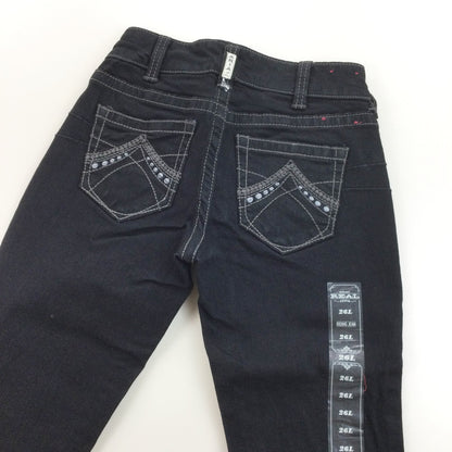 Ariat Real Deadstock 10011684 Denim Jeans - 26L-ARIAT REAL-olesstore-vintage-secondhand-shop-austria-österreich