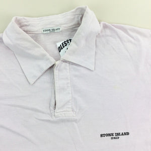 Stone Island Italy 80s Polo Shirt - Large-STONE ISLAND-olesstore-vintage-secondhand-shop-austria-österreich