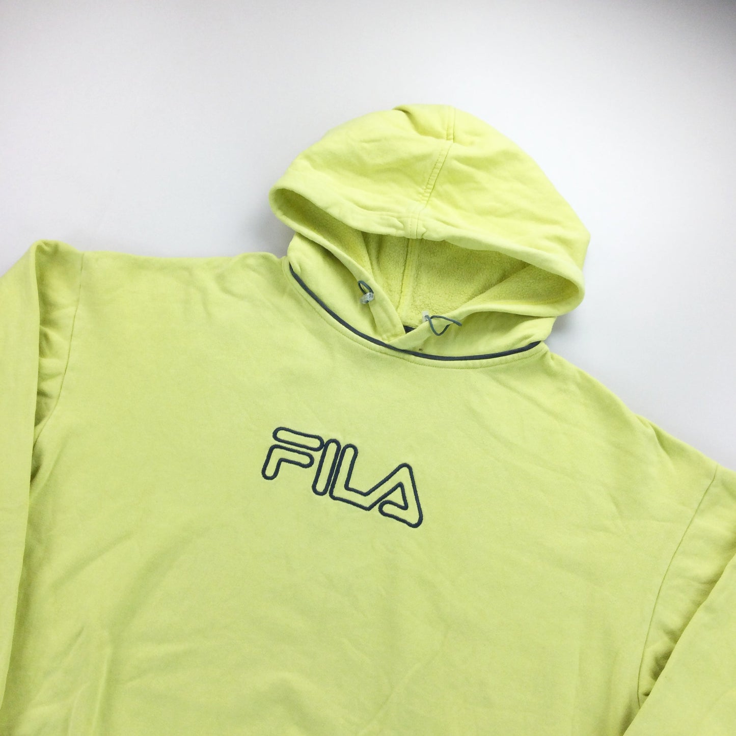Fila Spellout Hoodie - Large-olesstore-vintage-secondhand-shop-austria-österreich