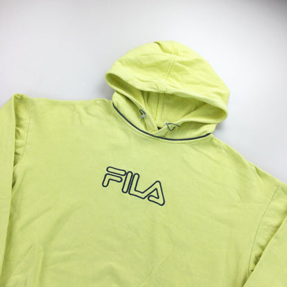 Fila Spellout Hoodie - Large-olesstore-vintage-secondhand-shop-austria-österreich