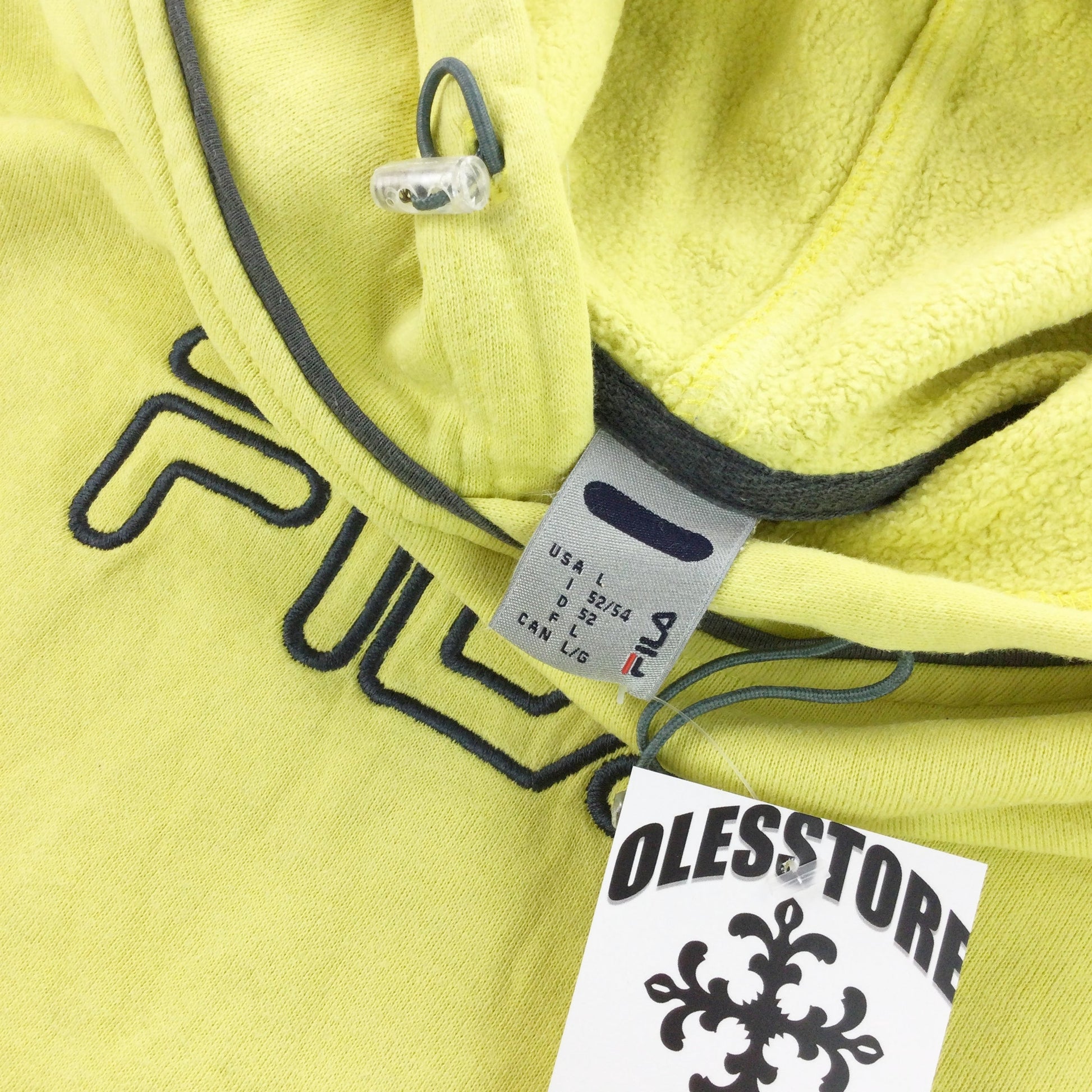 Fila Spellout Hoodie - Large-olesstore-vintage-secondhand-shop-austria-österreich