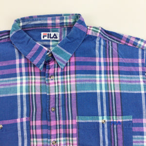 Fila Checked Shirt - XL-FILA-olesstore-vintage-secondhand-shop-austria-österreich
