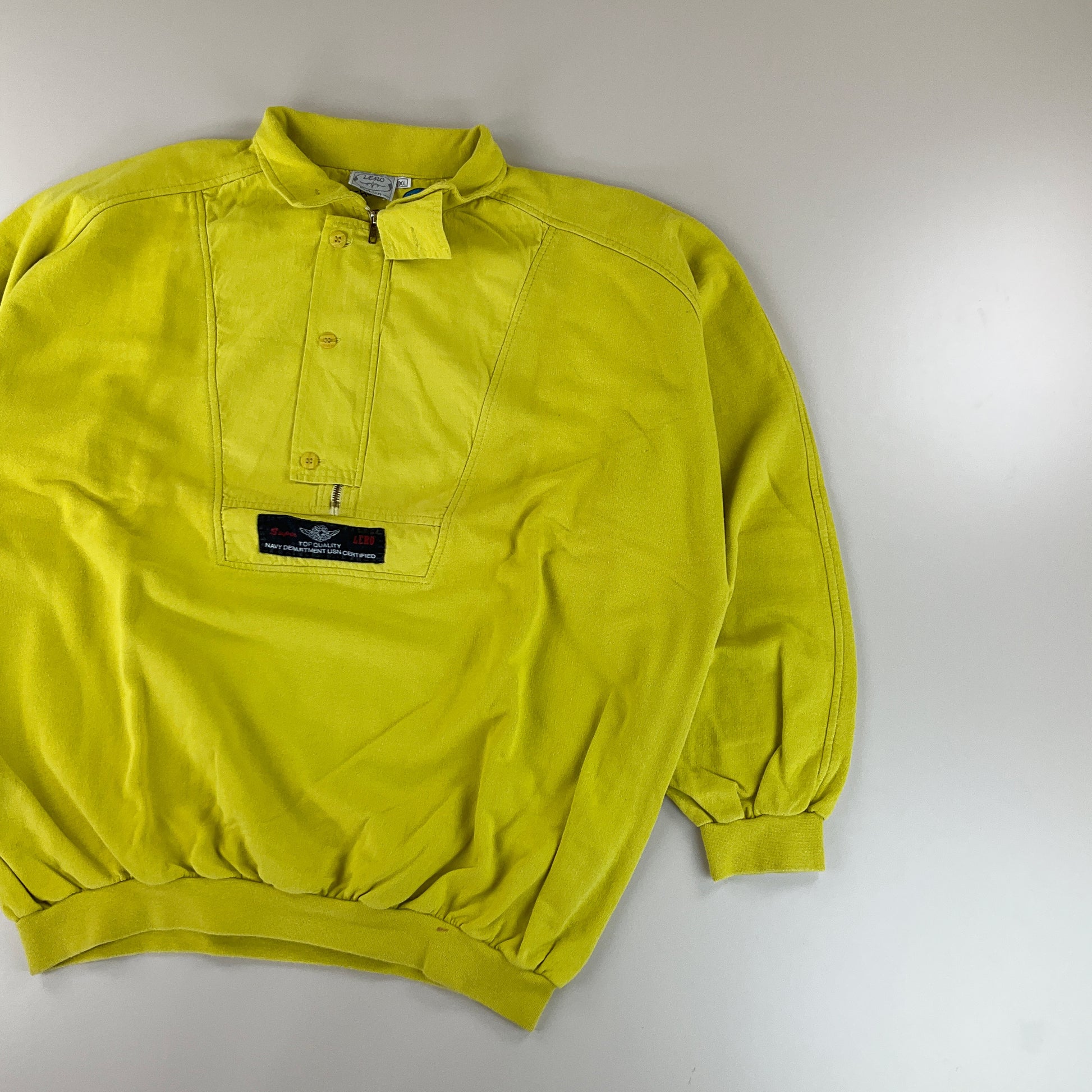 Lero Fashion 80s Sweatshirt - XL-ELLESSE-olesstore-vintage-secondhand-shop-austria-österreich