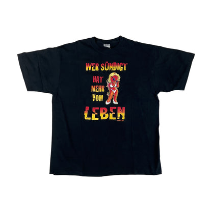 Sündigen Graphic T-Shirt 2004 - XL-NIKE-olesstore-vintage-secondhand-shop-austria-österreich