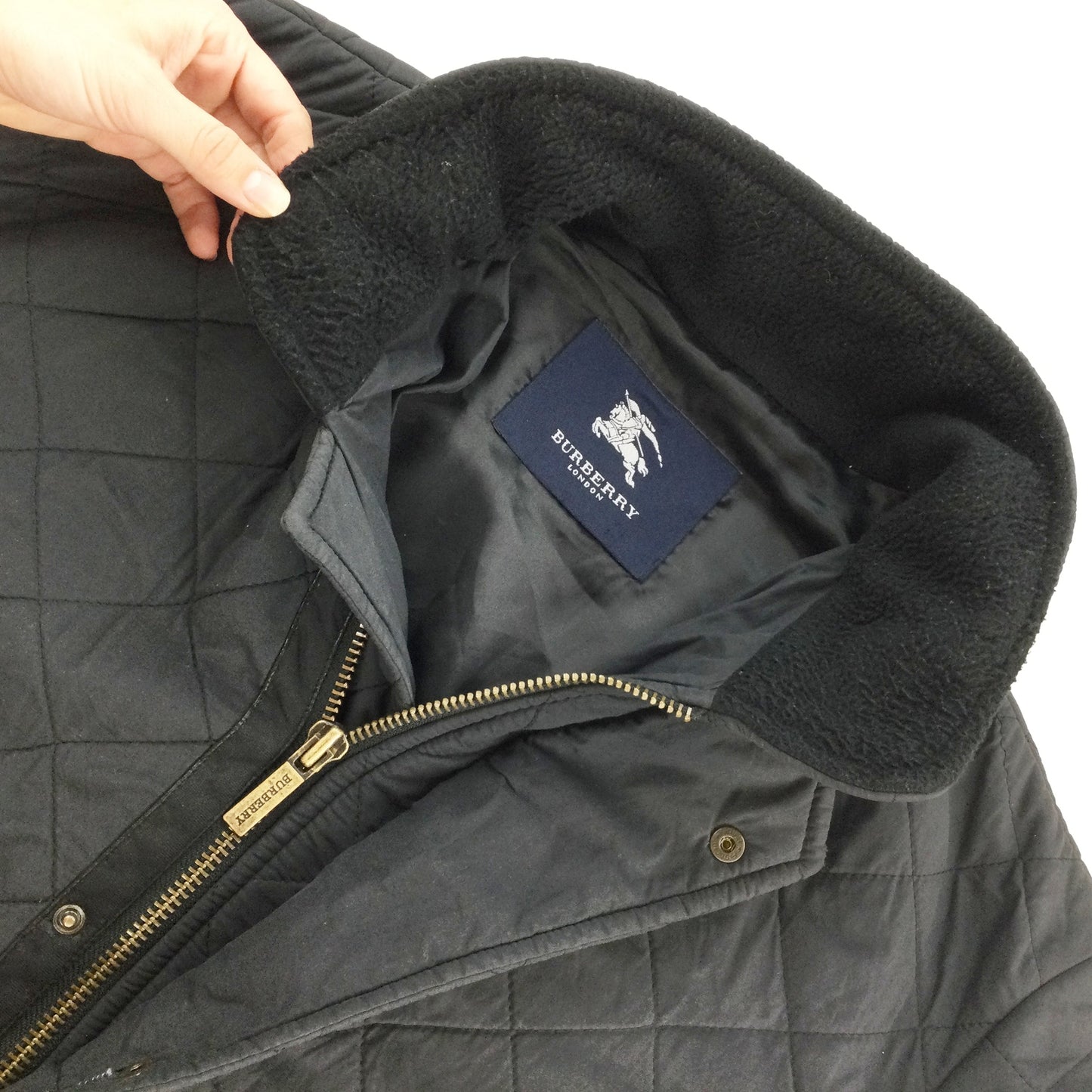 Burberry Quilted Jacket - XL-Burberry-olesstore-vintage-secondhand-shop-austria-österreich