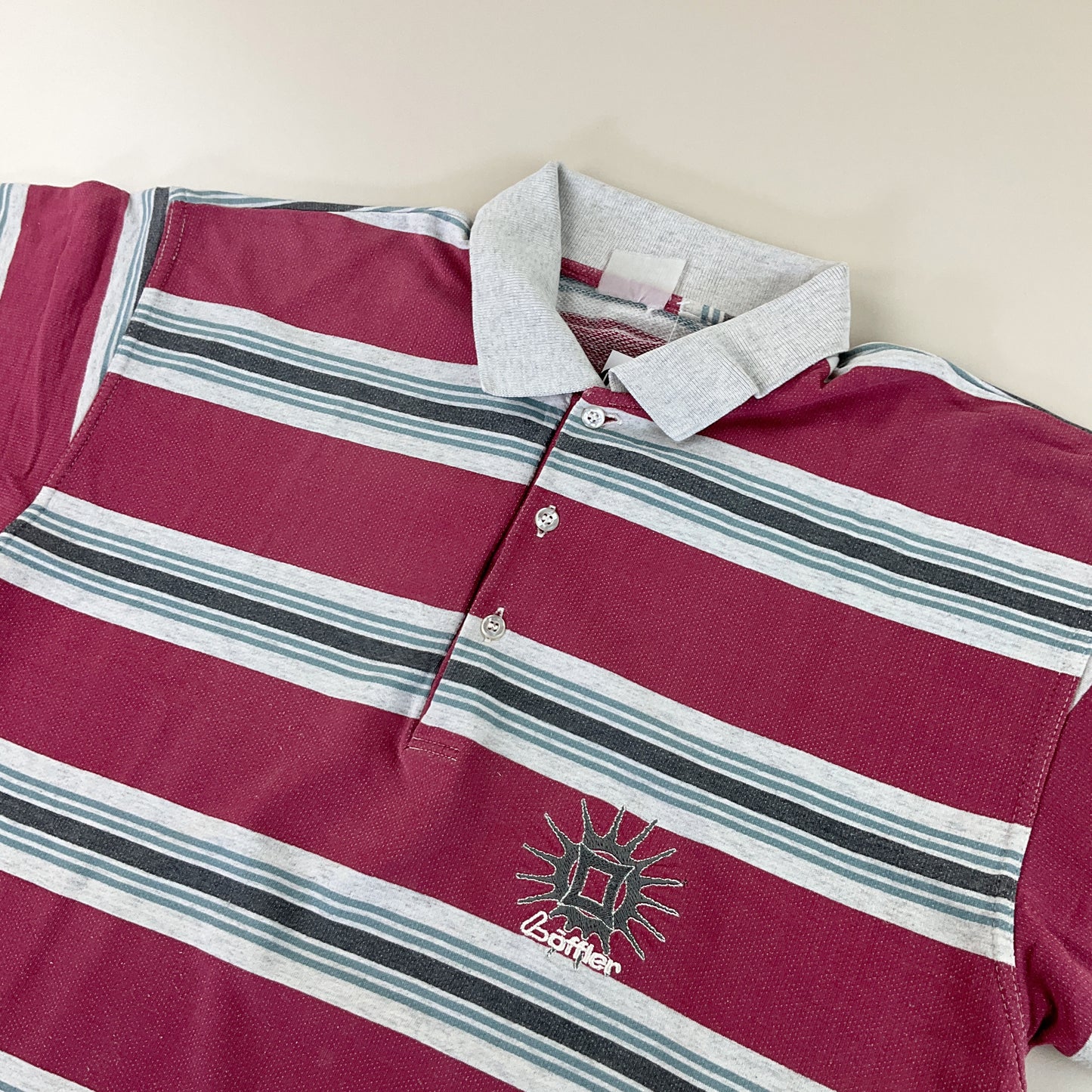 Löffler 90s Polo Shirt - XL-LÖFFLER-olesstore-vintage-secondhand-shop-austria-österreich