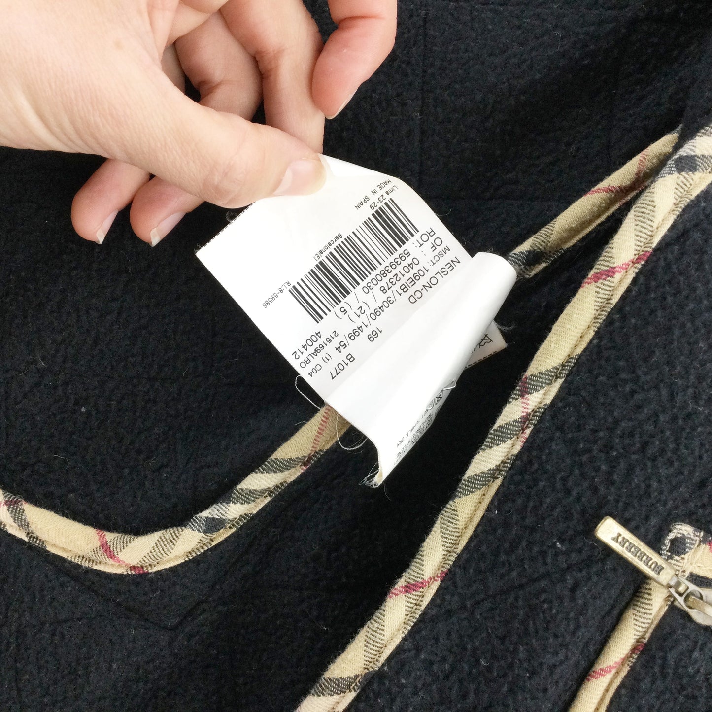 Burberry Quilted Jacket - XL-Burberry-olesstore-vintage-secondhand-shop-austria-österreich