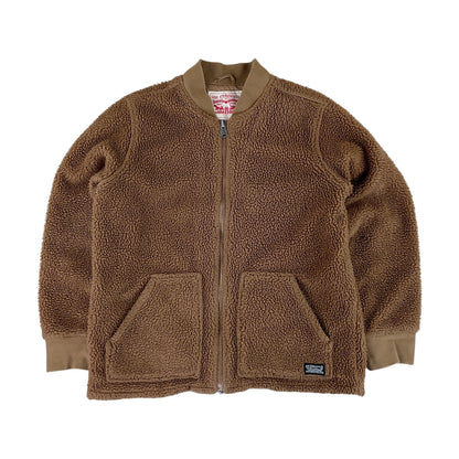 Levi's Sherpa Fleece Jacke - Large-LEVI'S-olesstore-vintage-secondhand-shop-austria-österreich