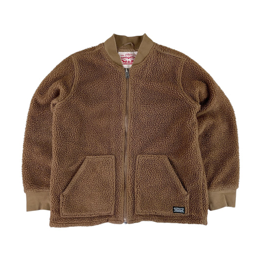 Levi's Sherpa Fleece Jacke - Large-LEVI'S-olesstore-vintage-secondhand-shop-austria-österreich