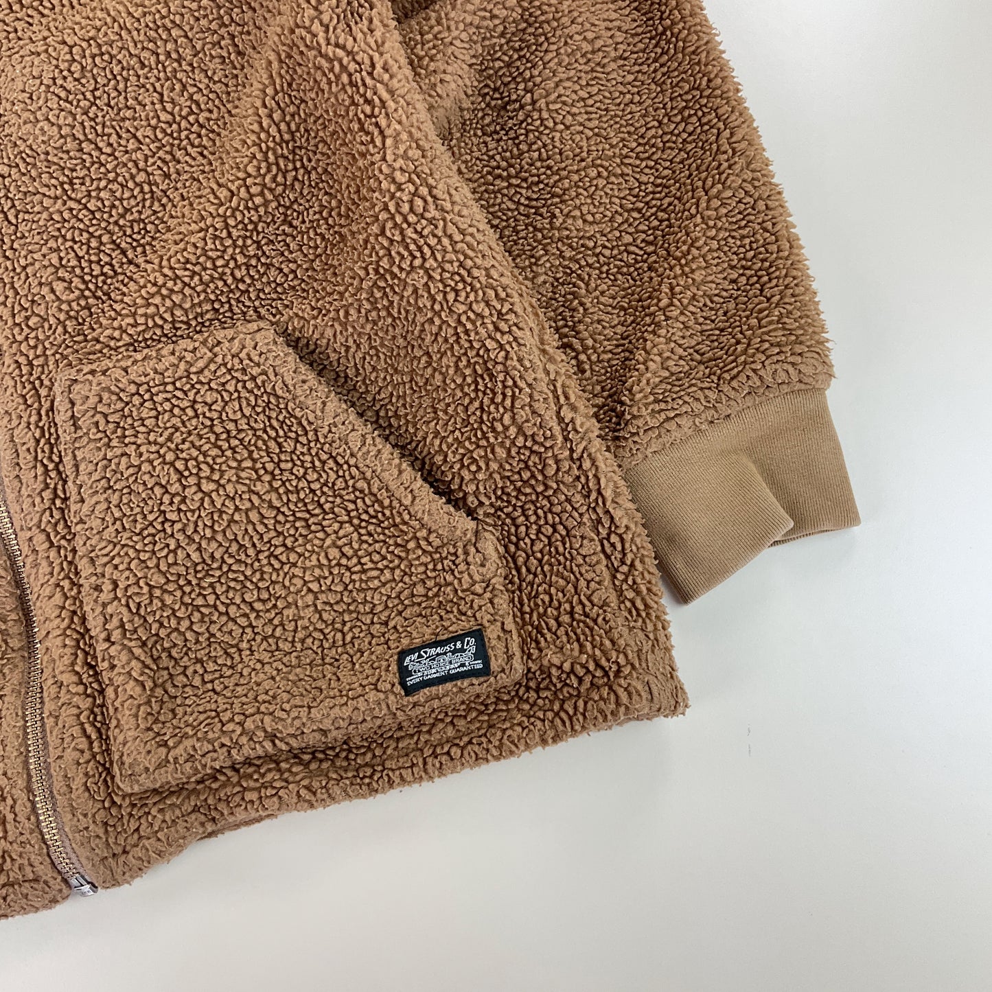 Levi's Sherpa Fleece Jacke - Large-LEVI'S-olesstore-vintage-secondhand-shop-austria-österreich