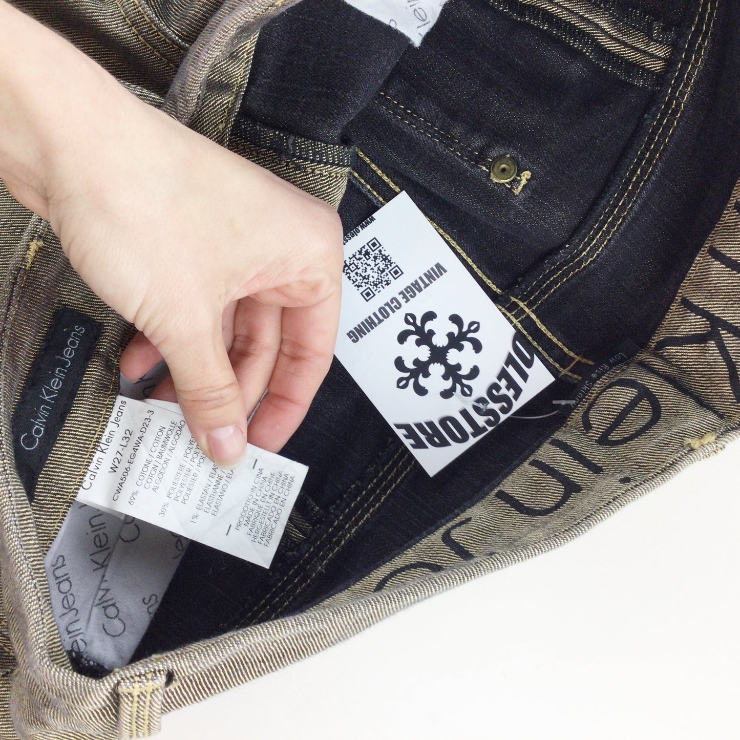 Calvin Klein Skinny Jeans - W27 L32-CALVIN KLEIN-olesstore-vintage-secondhand-shop-austria-österreich