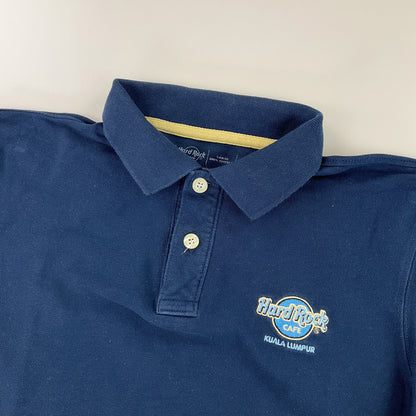 Hard Rock Cafe Kuala Lampur Polo Shirt - Large-HARD ROCK CAFE-olesstore-vintage-secondhand-shop-austria-österreich