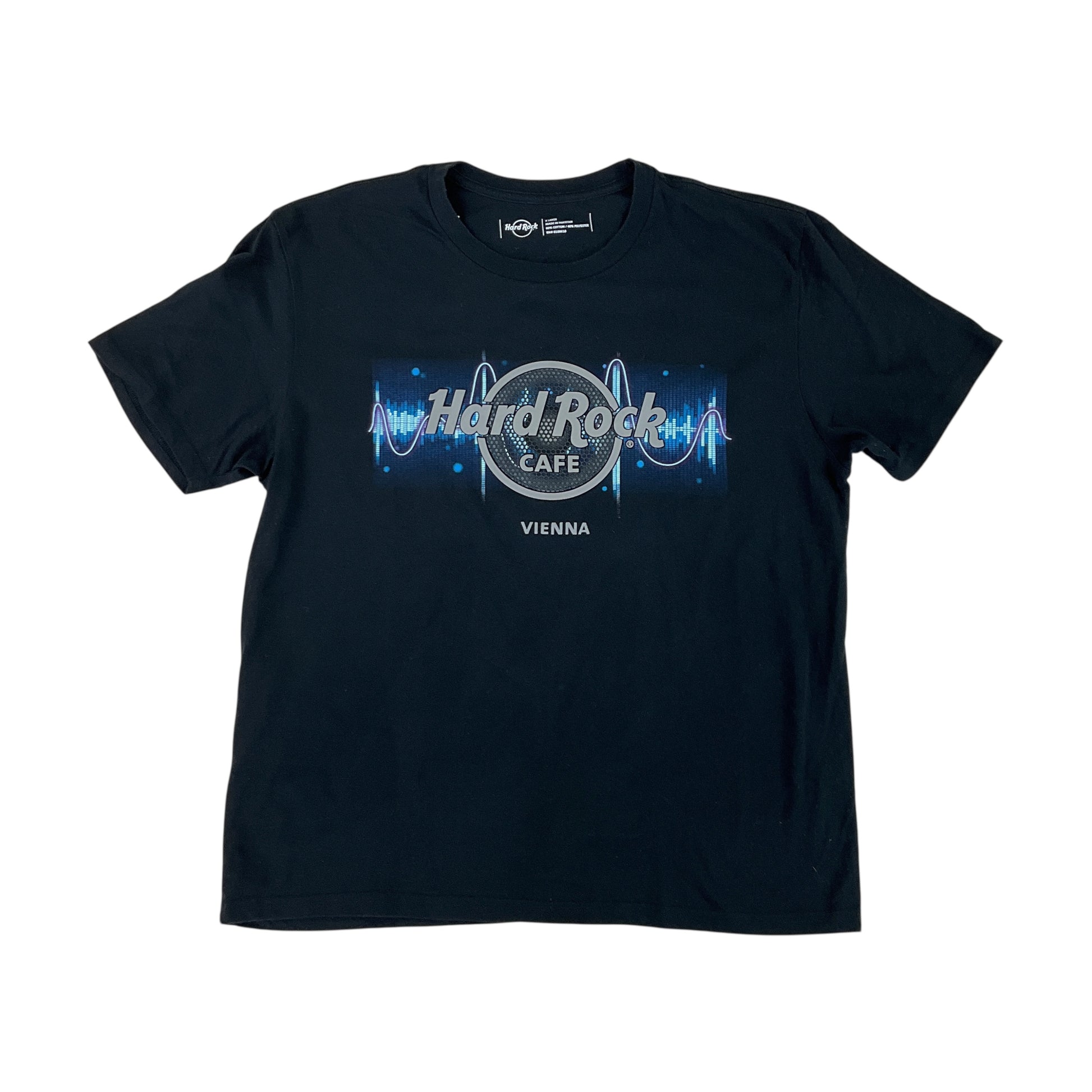 Hard Rock Cafe Vienna T-Shirt - XL-HARD ROCK CAFE-olesstore-vintage-secondhand-shop-austria-österreich