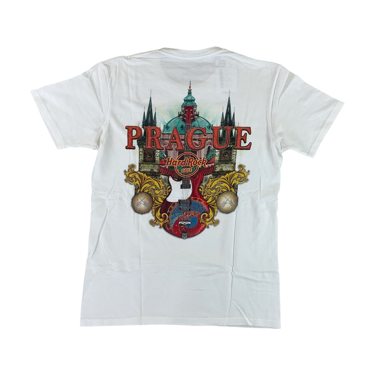 Hard Rock Cafe Prague T-Shirt - Medium-HARD ROCK CAFE-olesstore-vintage-secondhand-shop-austria-österreich