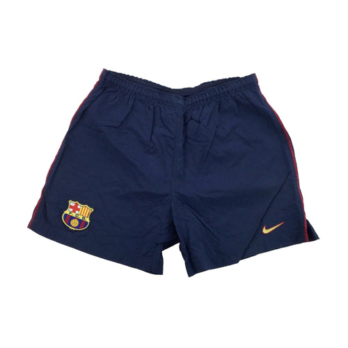 Nike x FC Barcelona 90s Shorts - Medium-NIKE-olesstore-vintage-secondhand-shop-austria-österreich