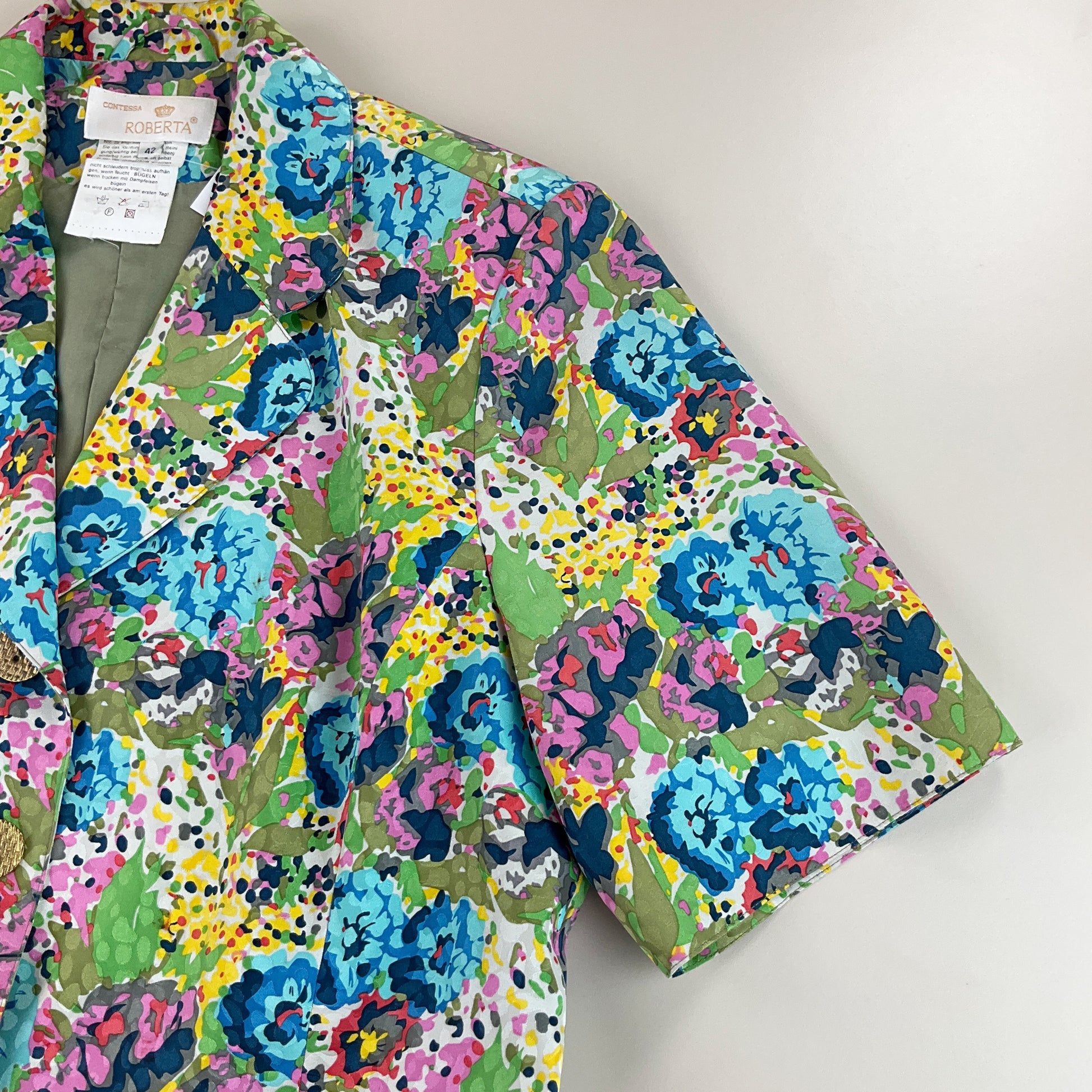 Contessa Roberta 90s Blazer Jacke - Damen/42/L-Contessa Roberta-olesstore-vintage-secondhand-shop-austria-österreich