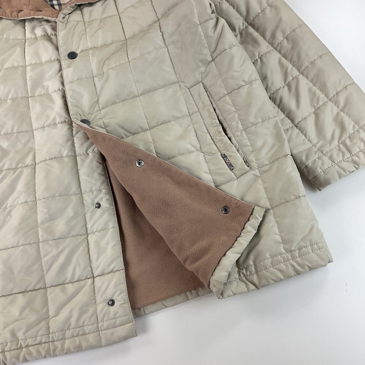 Burberry gefütterte Jacke - Large-BURBERRY-olesstore-vintage-secondhand-shop-austria-österreich
