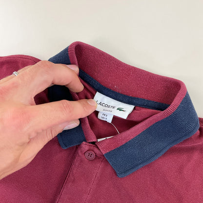 Lacoste Basic Polo Shirt - Small-LACOSTE-olesstore-vintage-secondhand-shop-austria-österreich