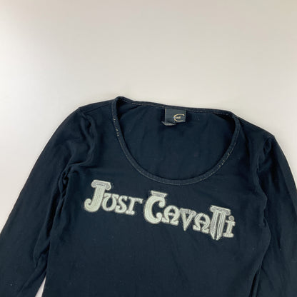 Roberto Cavalli Y2K T-Shirt - Damen/S-ROBERTO CAVALLI-olesstore-vintage-secondhand-shop-austria-österreich