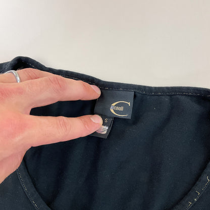 Roberto Cavalli Y2K T-Shirt - Damen/S-ROBERTO CAVALLI-olesstore-vintage-secondhand-shop-austria-österreich