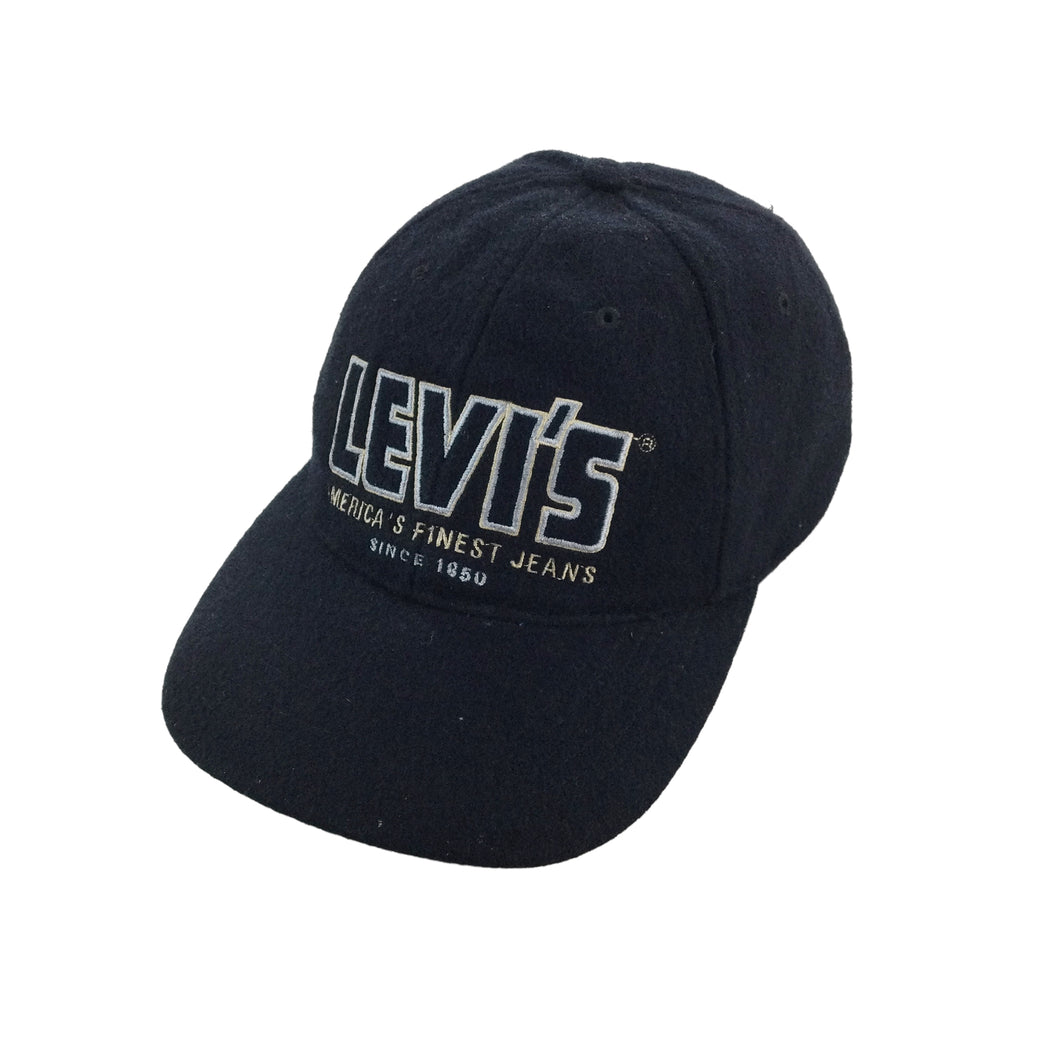Levi's 90s Spellout Wool Cap-LEVI'S-olesstore-vintage-secondhand-shop-austria-österreich