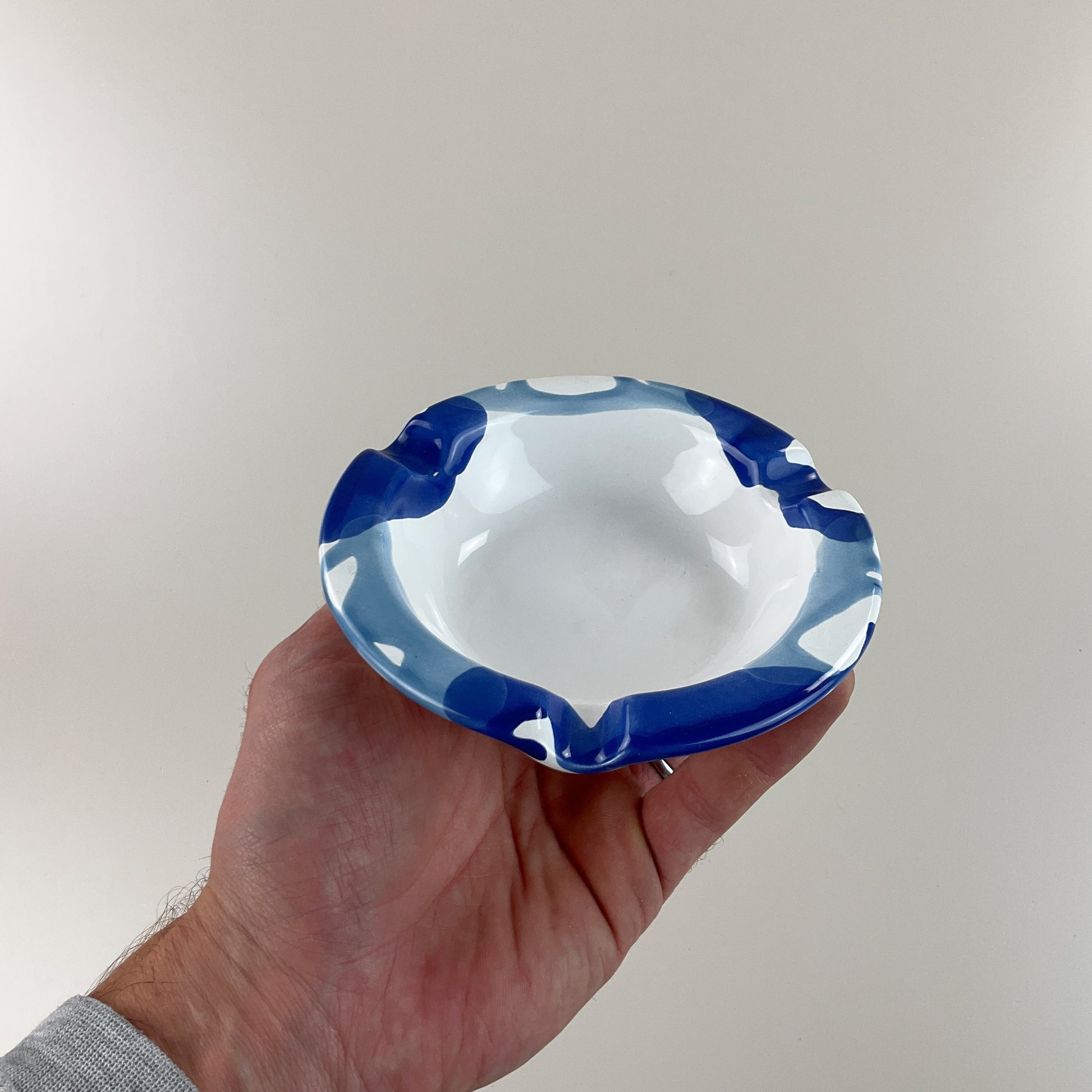 Gmundner Keramik Aschenbecher Himmelblau ⌀13cm-Gmundner Keramik-olesstore-vintage-secondhand-shop-austria-österreich