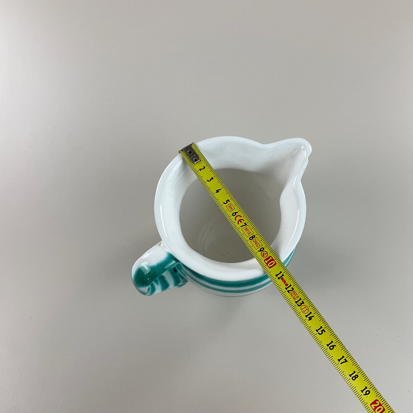Gmundner Keramik Milchgießer Groß Grüngeflammt Ø10cm-Gmundner Keramik-olesstore-vintage-secondhand-shop-austria-österreich