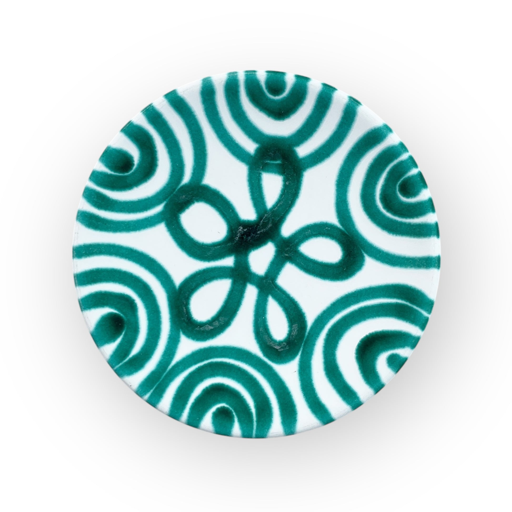 Gmundner Keramik Unterteller Grüngeflammt Ø15 cm-Gmundner Keramik-olesstore-vintage-secondhand-shop-austria-österreich