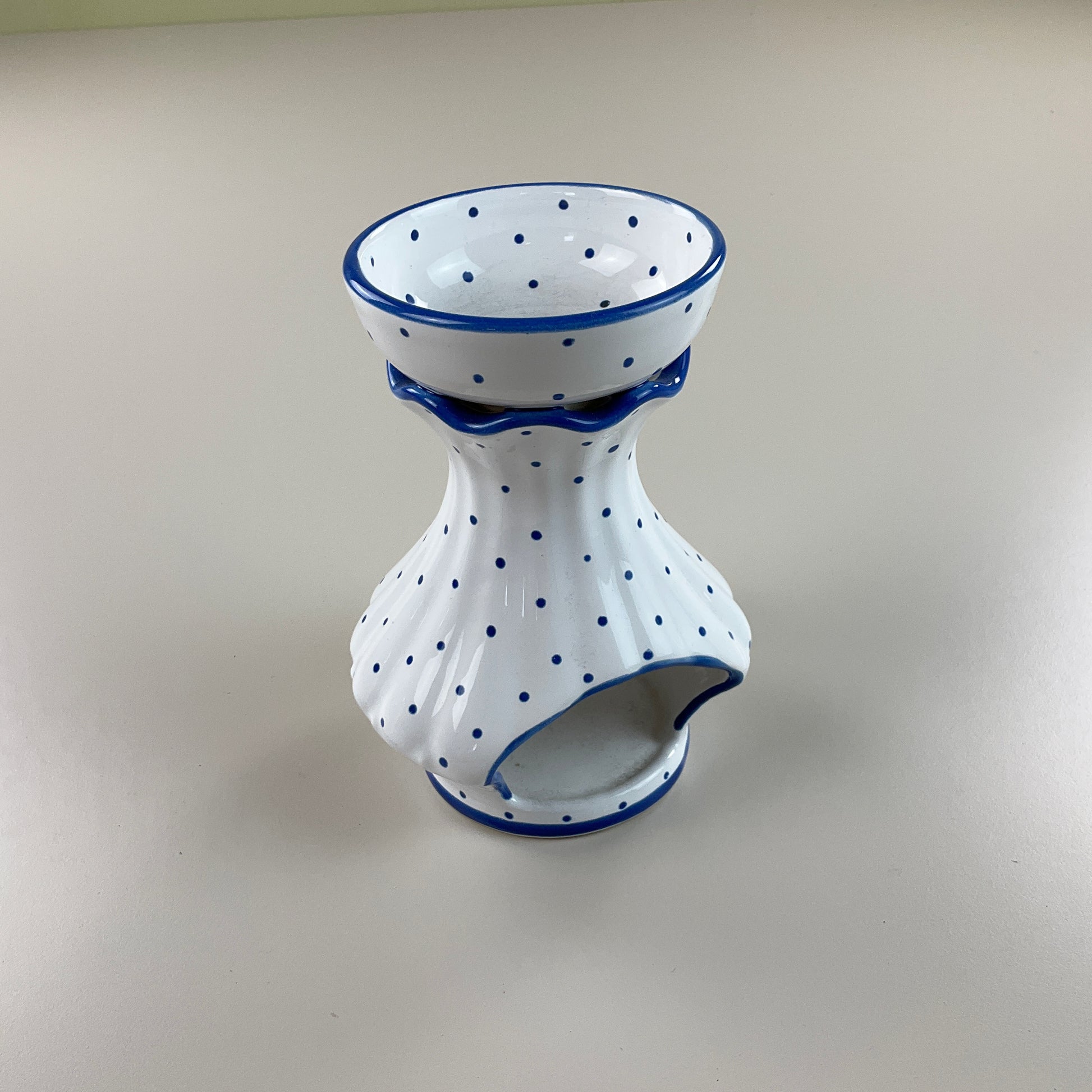 Gmundner Keramik Kerzen Duftlampe Tupferl Blau-Gmundner Keramik-olesstore-vintage-secondhand-shop-austria-österreich