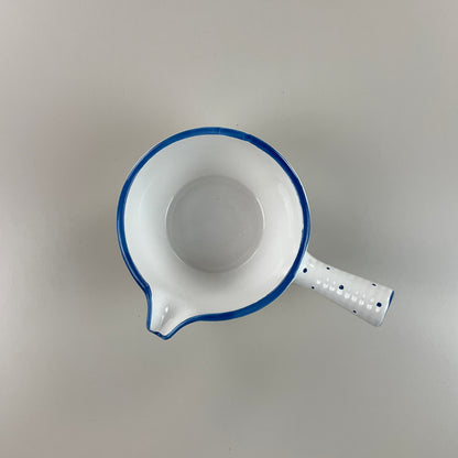 Gmundner Keramik Sauciere Tupferl Blau Ø13cm-Gmundner Keramik-olesstore-vintage-secondhand-shop-austria-österreich