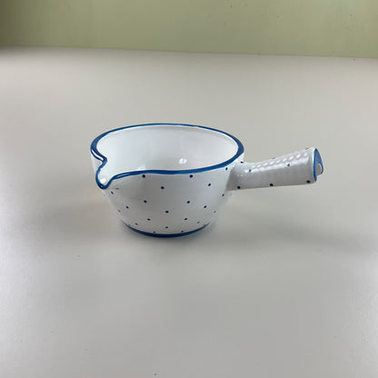 Gmundner Keramik Sauciere Tupferl Blau Ø13cm-Gmundner Keramik-olesstore-vintage-secondhand-shop-austria-österreich
