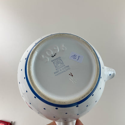 Gmundner Keramik Sauciere Tupferl Blau Ø13cm-Gmundner Keramik-olesstore-vintage-secondhand-shop-austria-österreich