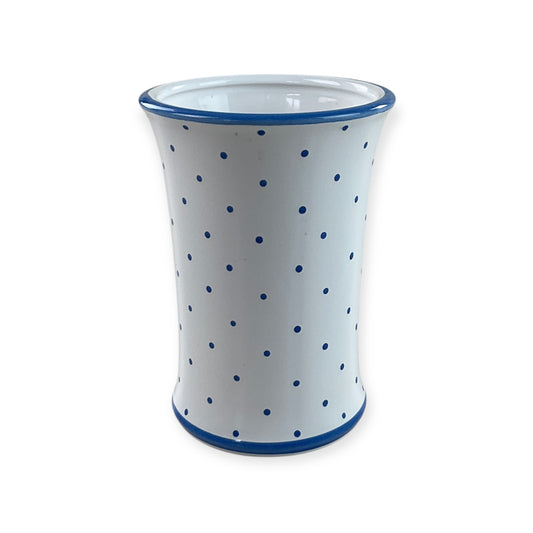 Gmundner Keramik Vase Tupferl Blau-Gmundner Keramik-olesstore-vintage-secondhand-shop-austria-österreich
