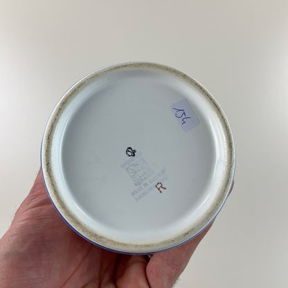 Gmundner Keramik Vase Tupferl Blau-Gmundner Keramik-olesstore-vintage-secondhand-shop-austria-österreich