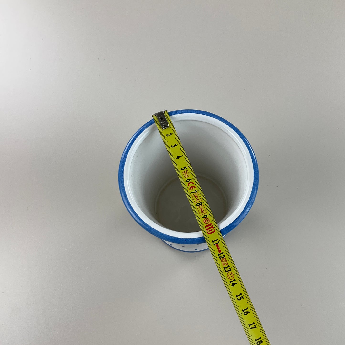 Gmundner Keramik Vase Tupferl Blau-Gmundner Keramik-olesstore-vintage-secondhand-shop-austria-österreich