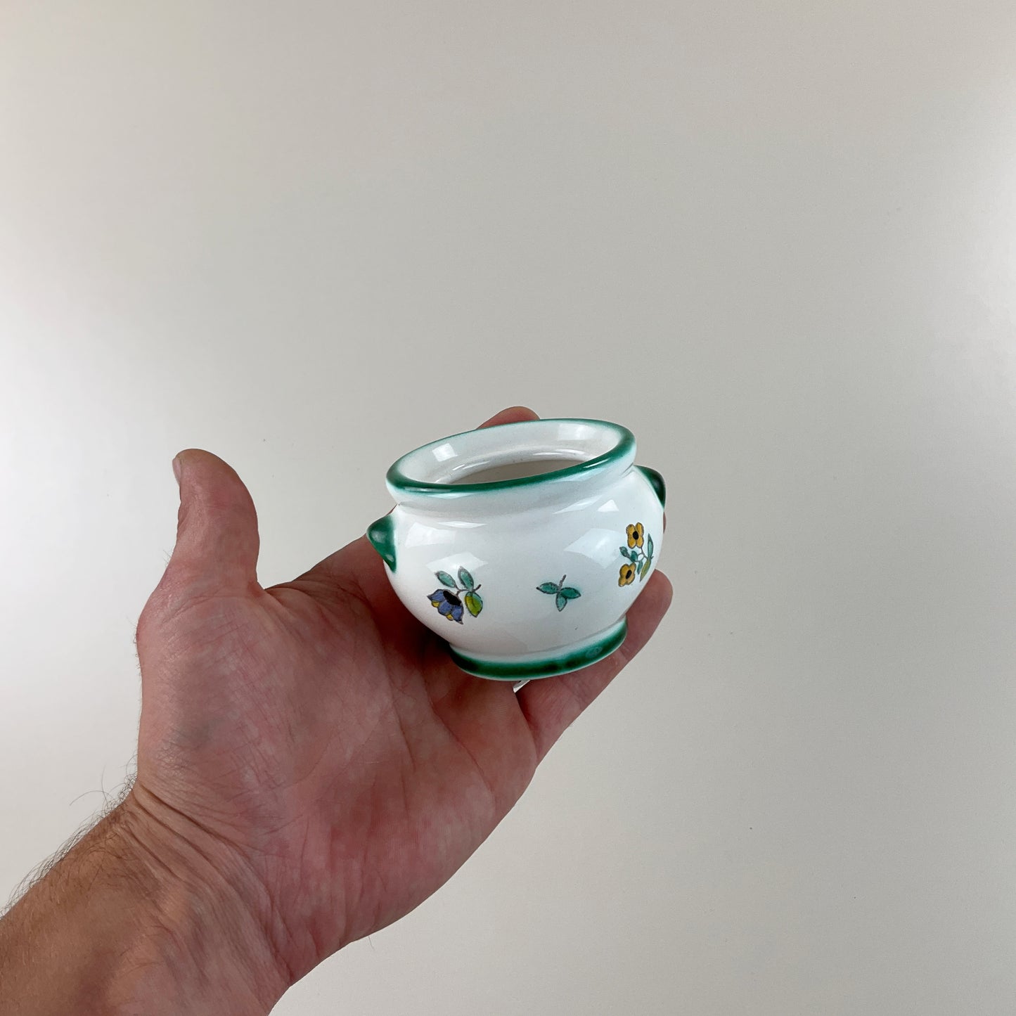 Gmundner Keramik Unterteil Zuckerdose Streublumen Ø7cm-Gmundner Keramik-olesstore-vintage-secondhand-shop-austria-österreich