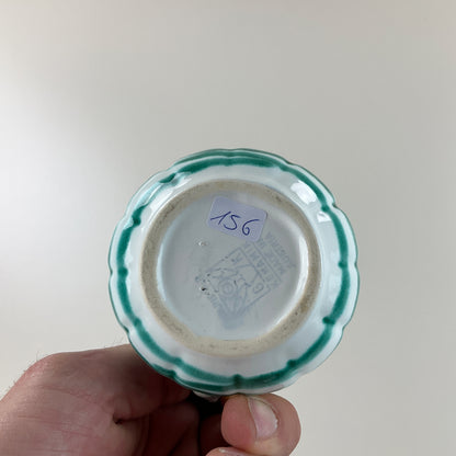 Gmundner Keramik Barock Krug Grüngeflammt Ø6cm-Gmundner Keramik-olesstore-vintage-secondhand-shop-austria-österreich