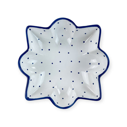 Gmundner Keramik Schüssel Schale Tupferl Blau-Gmundner Keramik-olesstore-vintage-secondhand-shop-austria-österreich