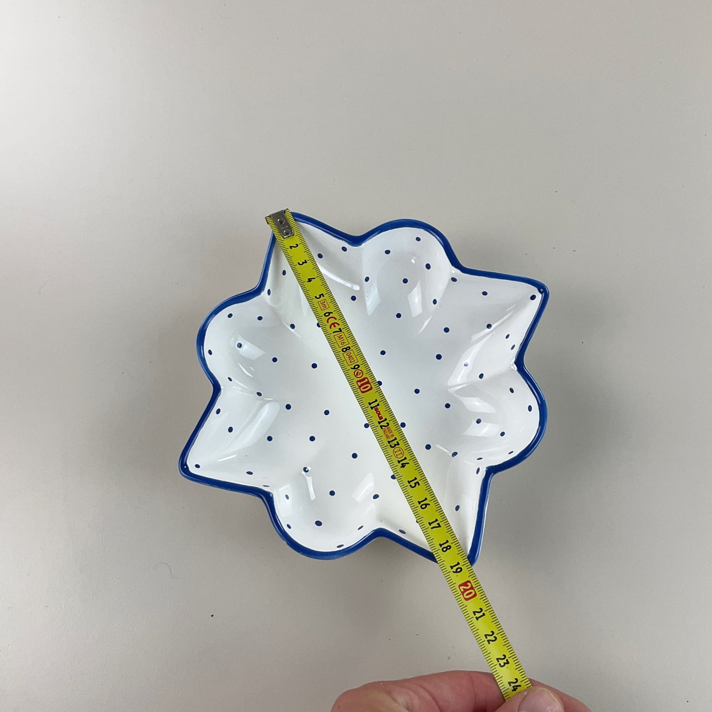 Gmundner Keramik Schüssel Schale Tupferl Blau-Gmundner Keramik-olesstore-vintage-secondhand-shop-austria-österreich