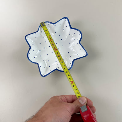 Gmundner Keramik Schüssel Schale Tupferl Blau-Gmundner Keramik-olesstore-vintage-secondhand-shop-austria-österreich