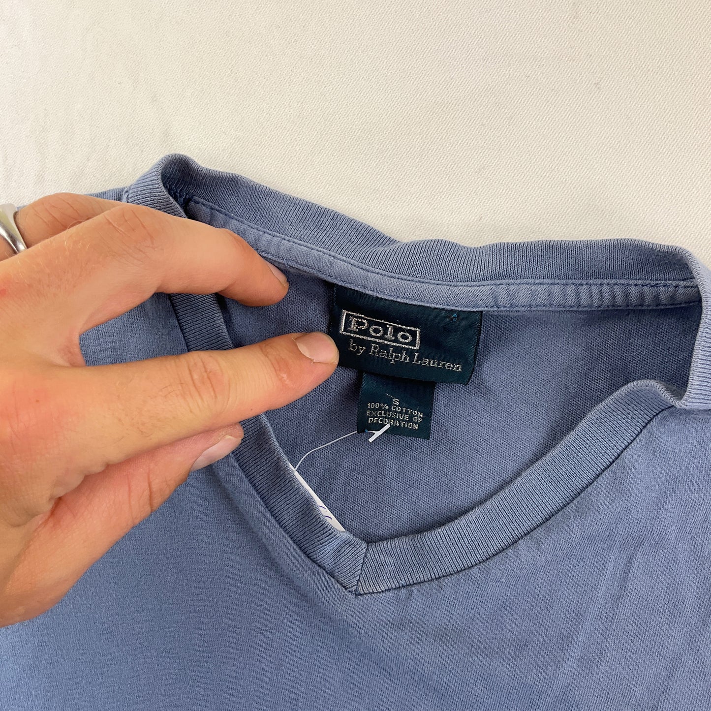 Ralph Lauren 90s Basic T-Shirt - Small-RALPH LAUREN-olesstore-vintage-secondhand-shop-austria-österreich