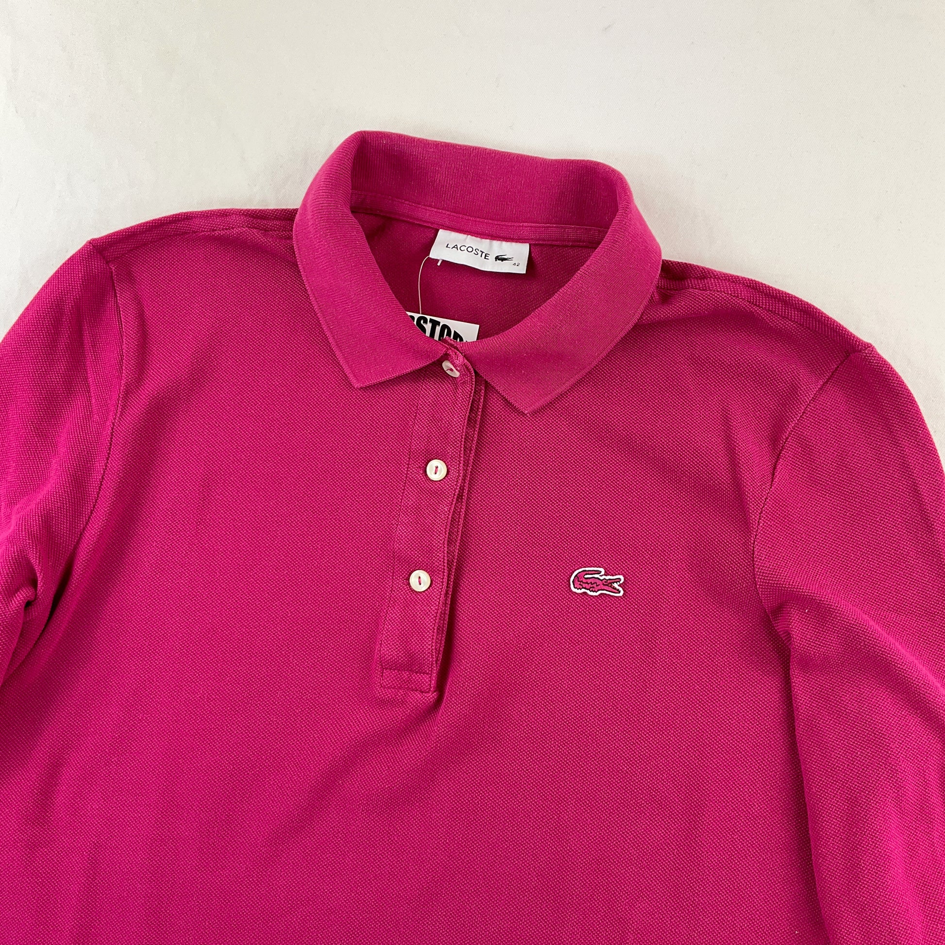 Lacoste Polo Shirt - Damen/42/L-LACOSTE-olesstore-vintage-secondhand-shop-austria-österreich
