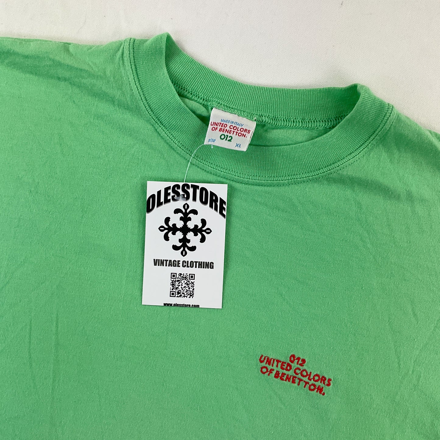 Benetton 90s T-Shirt - Kinder/XL-BENETTON-olesstore-vintage-secondhand-shop-austria-österreich