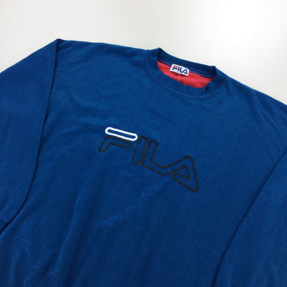 Fila Spellout 90s Sweatshirt - XXL-FILA-olesstore-vintage-secondhand-shop-austria-österreich