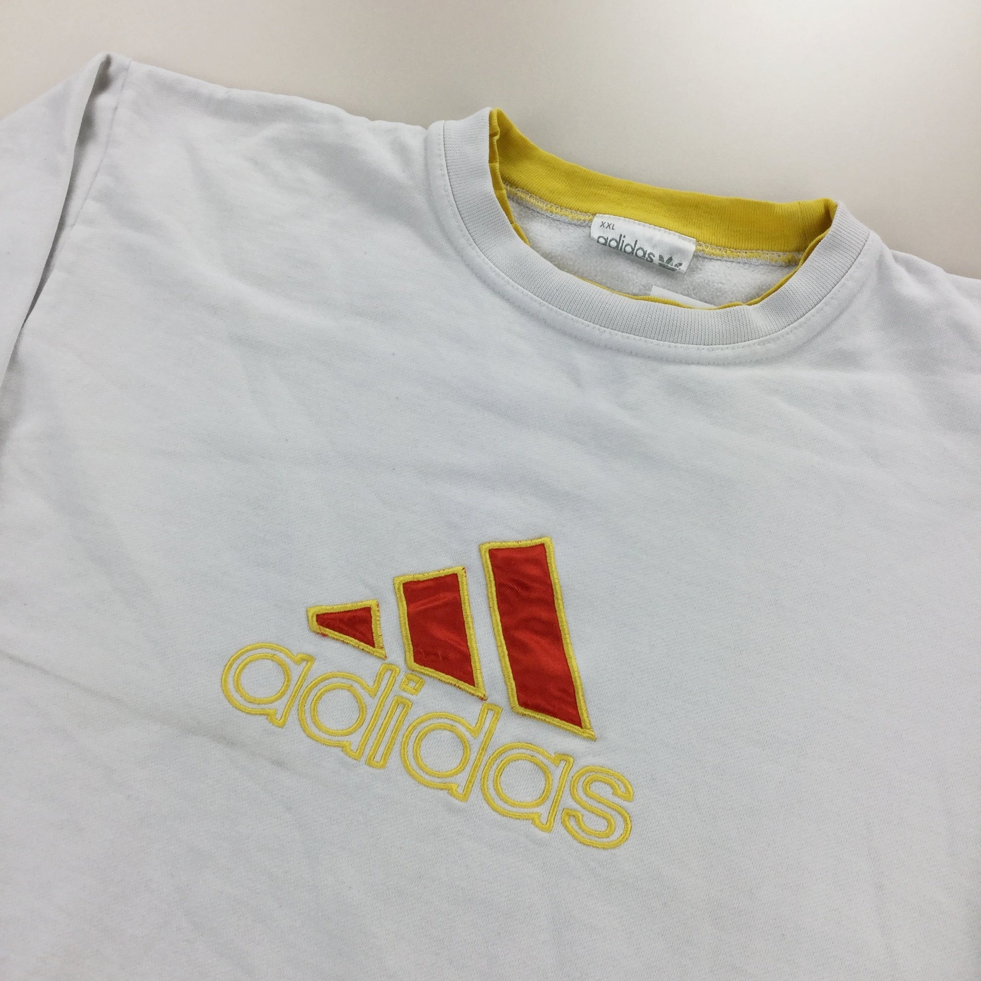 Adidas 90s Spellout Sweatshirt - Women/L-olesstore-vintage-secondhand-shop-austria-österreich