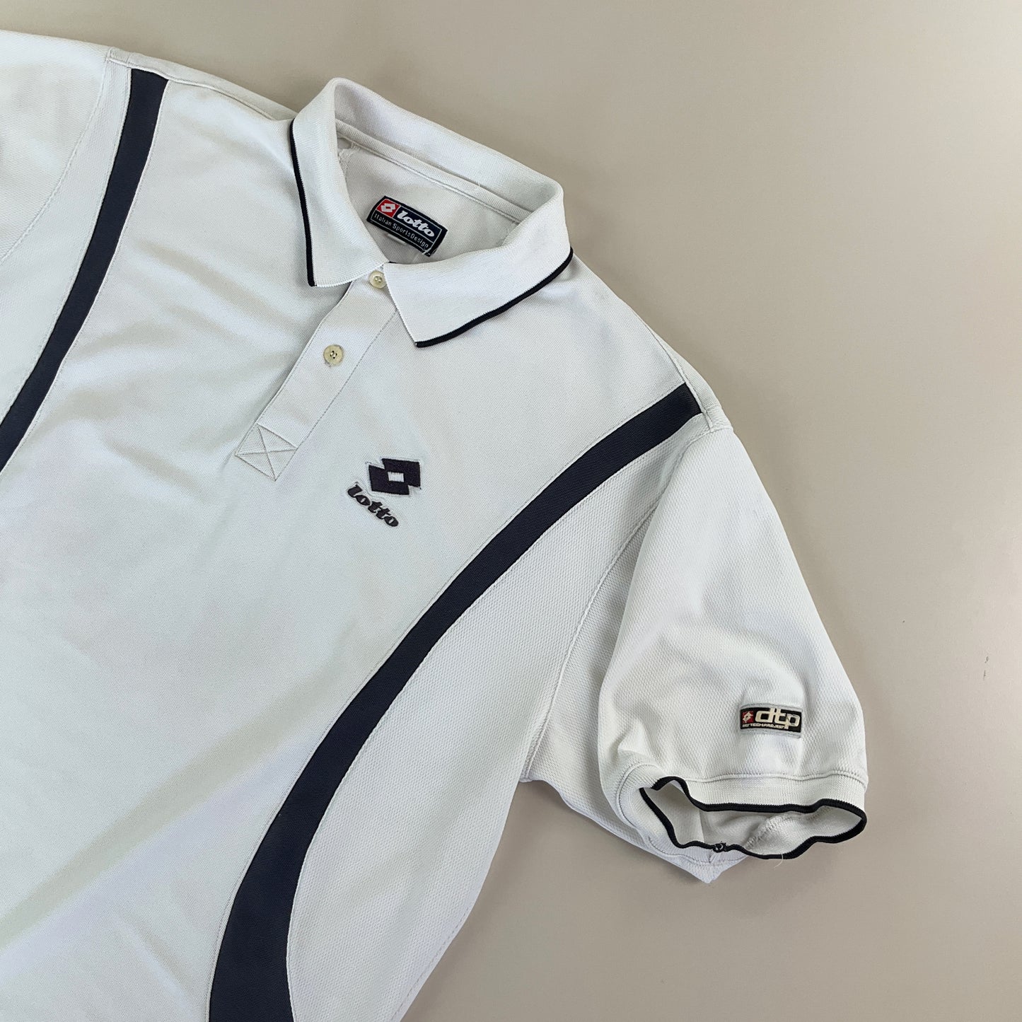 Lotto 90s ATP Tour Tennis Polo Shirt - XL-LOTTO-olesstore-vintage-secondhand-shop-austria-österreich
