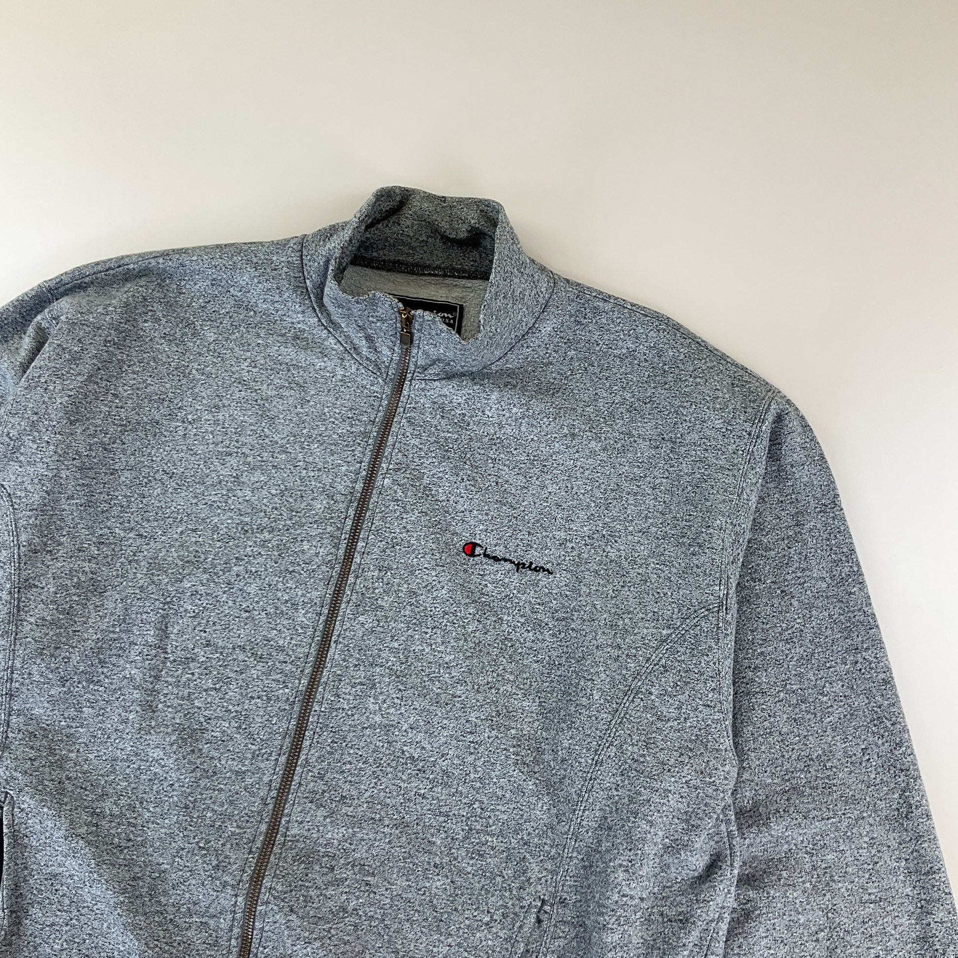 Champion 90s Zip Sweatshirt - XXL-CHAMPION-olesstore-vintage-secondhand-shop-austria-österreich