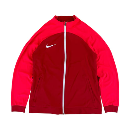 Nike Swoosh Sport Jacke Rot - Large-NIKE-olesstore-vintage-secondhand-shop-austria-österreich